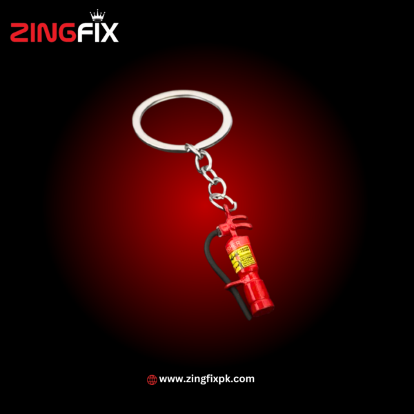 Simulation Fire Extinguisher Keychain