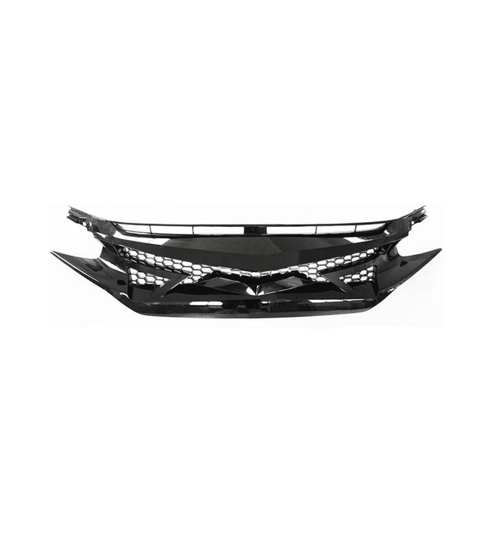 Honda Civic X Front Grill Batman Style Black Model 2016-2021