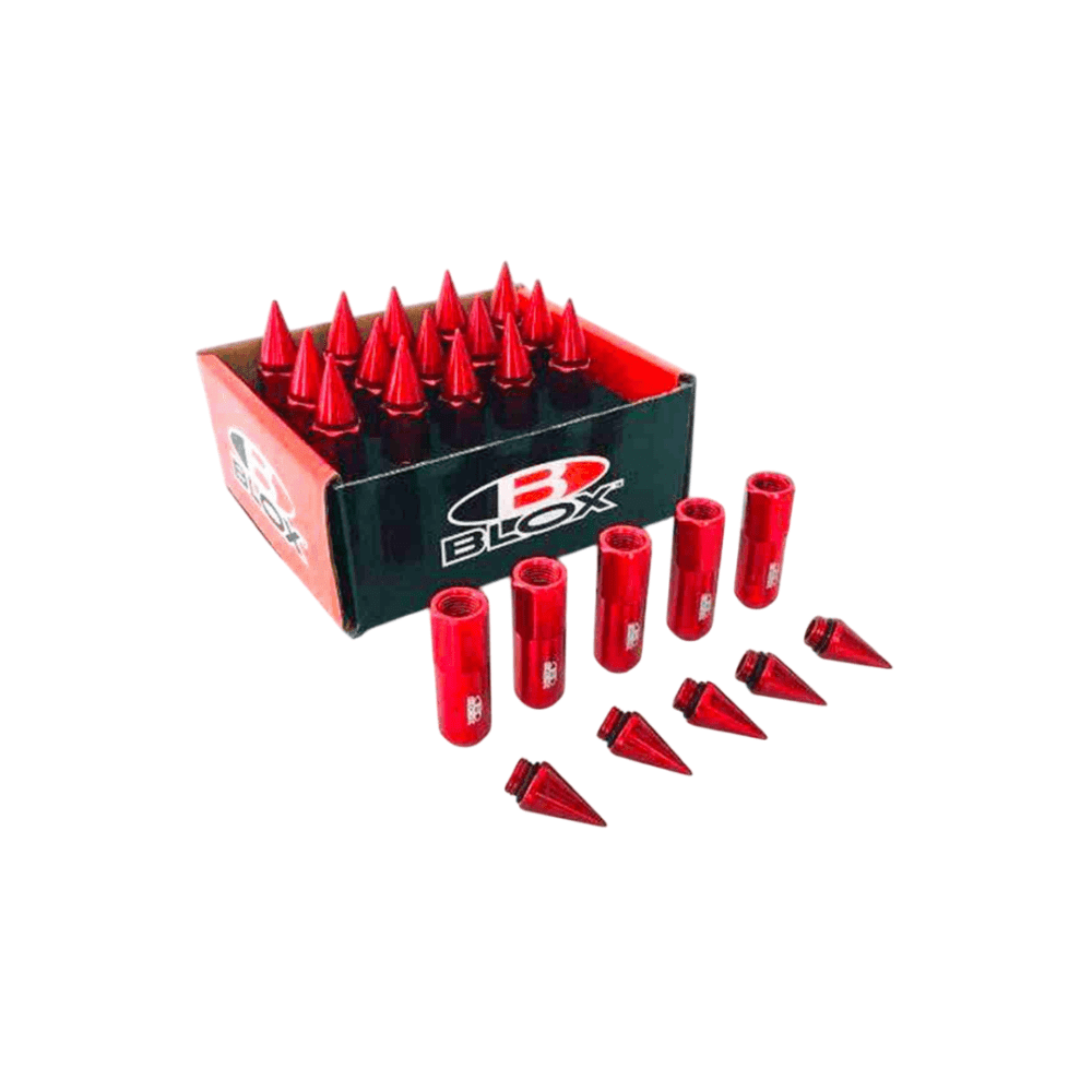 Blox 20Pcs M12x1.25 / M12X1.5 Racing Aluminum alloy Wheel Lug Nut Screw Spikes Wheel Nuts Style