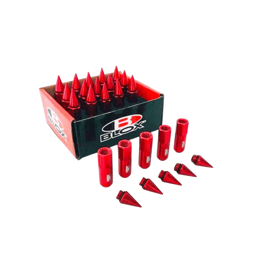 Blox 20Pcs M12x1.25 / M12X1.5 Racing Aluminum alloy Wheel Lug Nut Screw Spikes Wheel Nuts Style