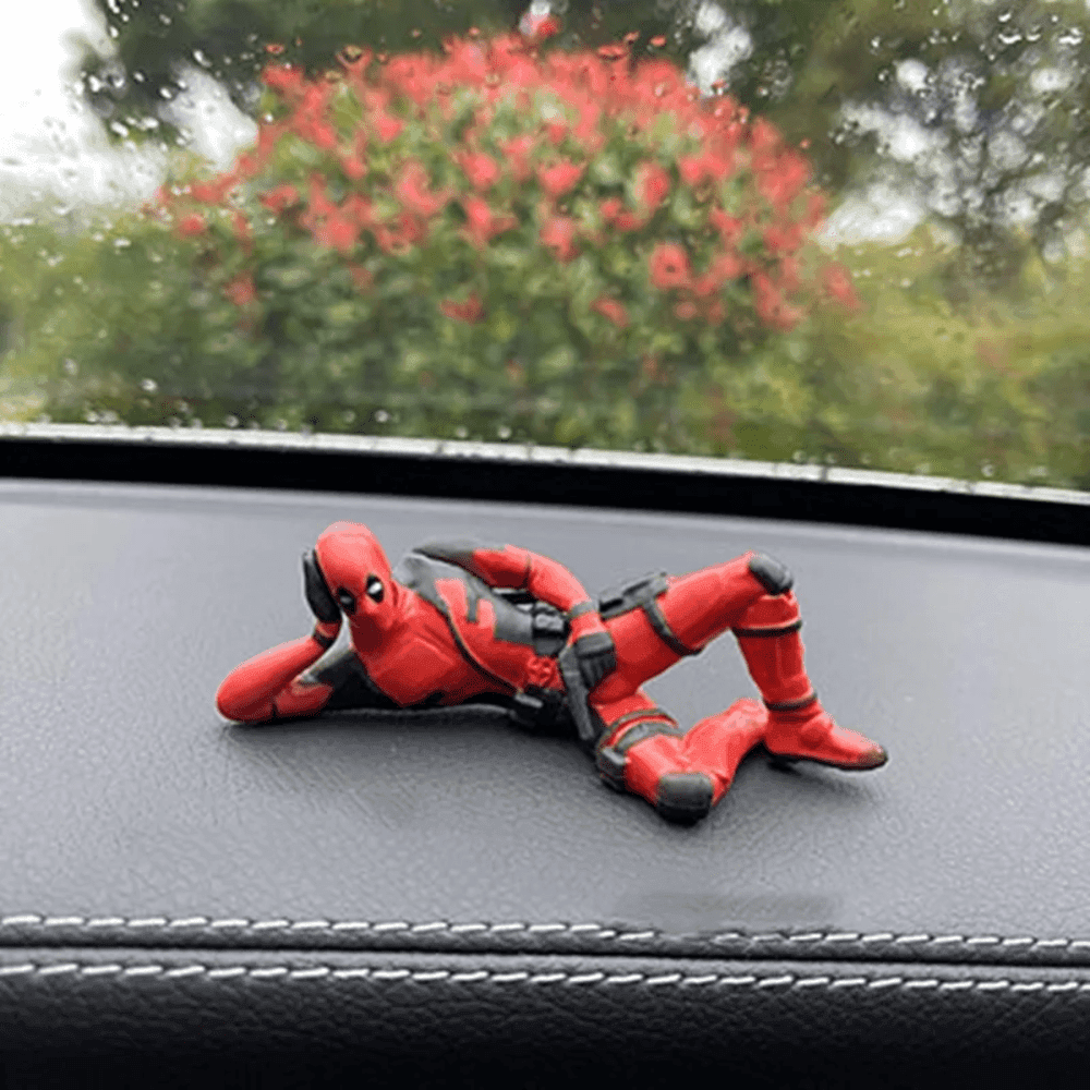 Deadpool Ornament for Car Dashboard Decoration