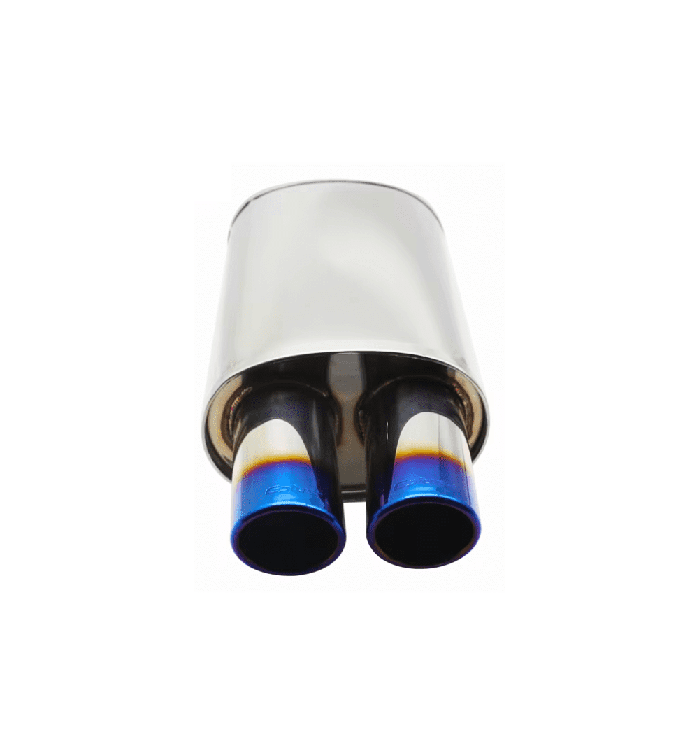 Universal HKS Style Dual Burnt Tip Performance Exhaust (China Variant)