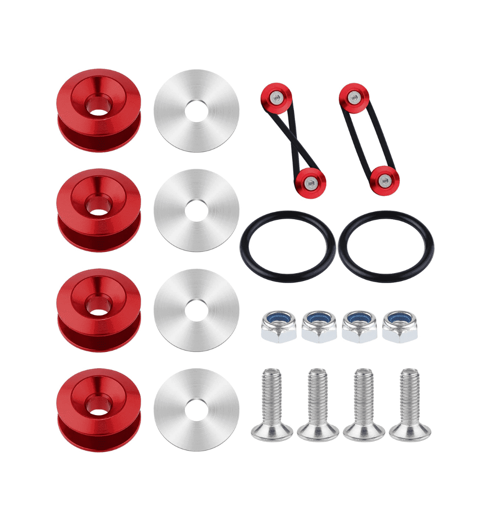 JDM 4PCS Bumper Quick Release Fasteners for Car Bumper