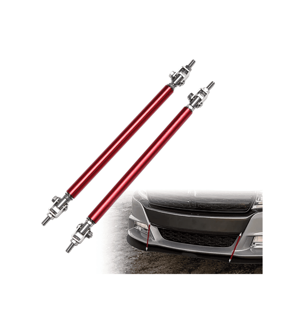 Front Bumper Splitter Rods 2Pcs Set