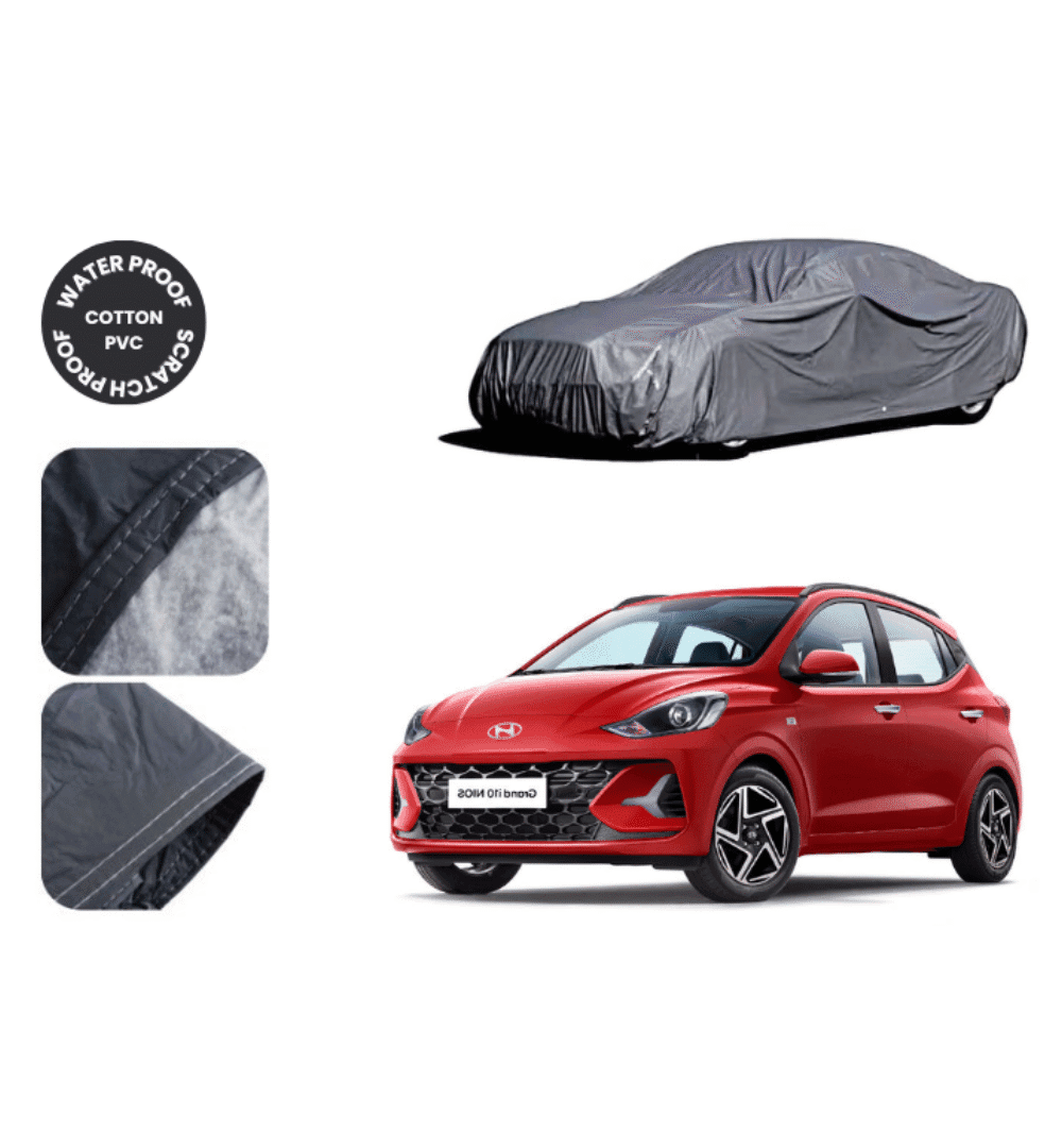 Zingfix Hyundai Grand i10 Premium Waterproof Top Cover – Dust & Scratch Protection