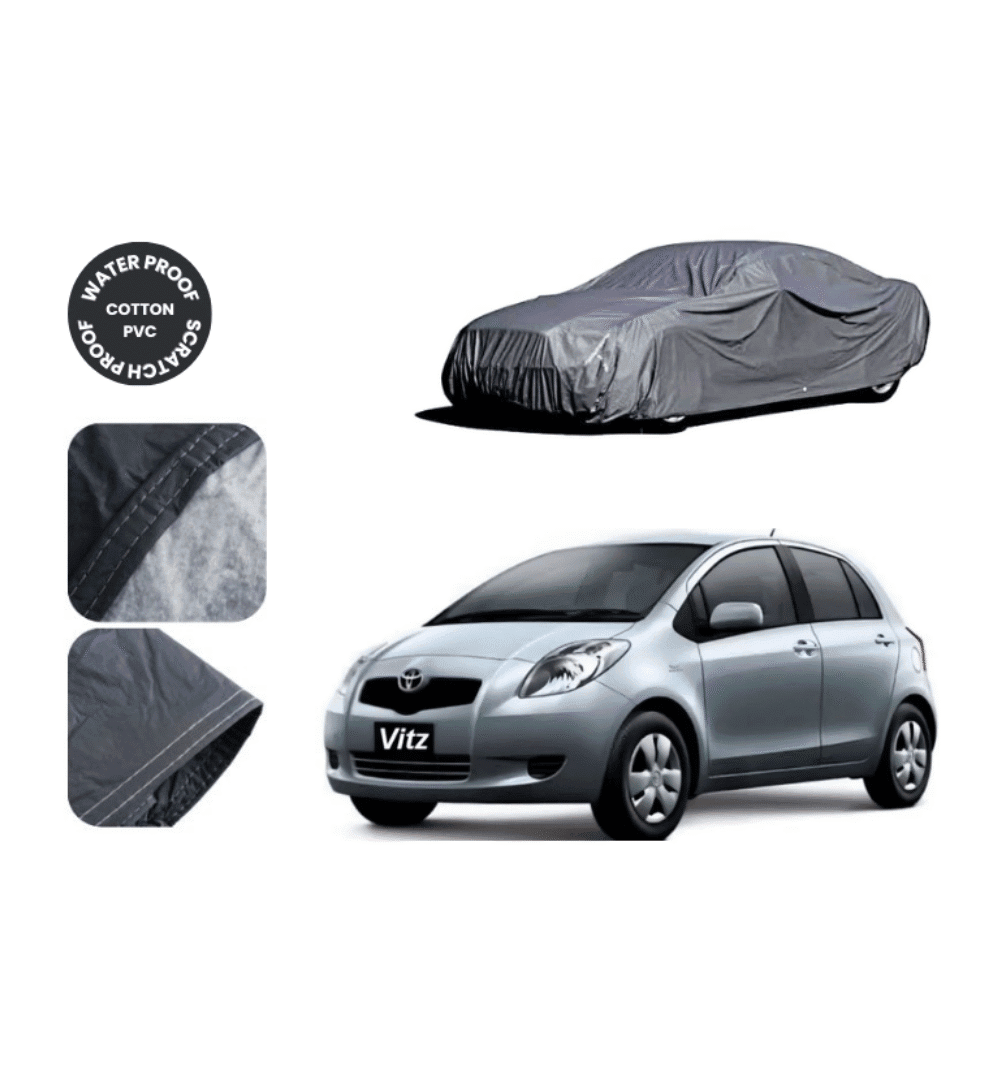 Zingfix Toyota Vitz 2006-2010 Premium Waterproof Top Cover – Dust & Scratch Protection