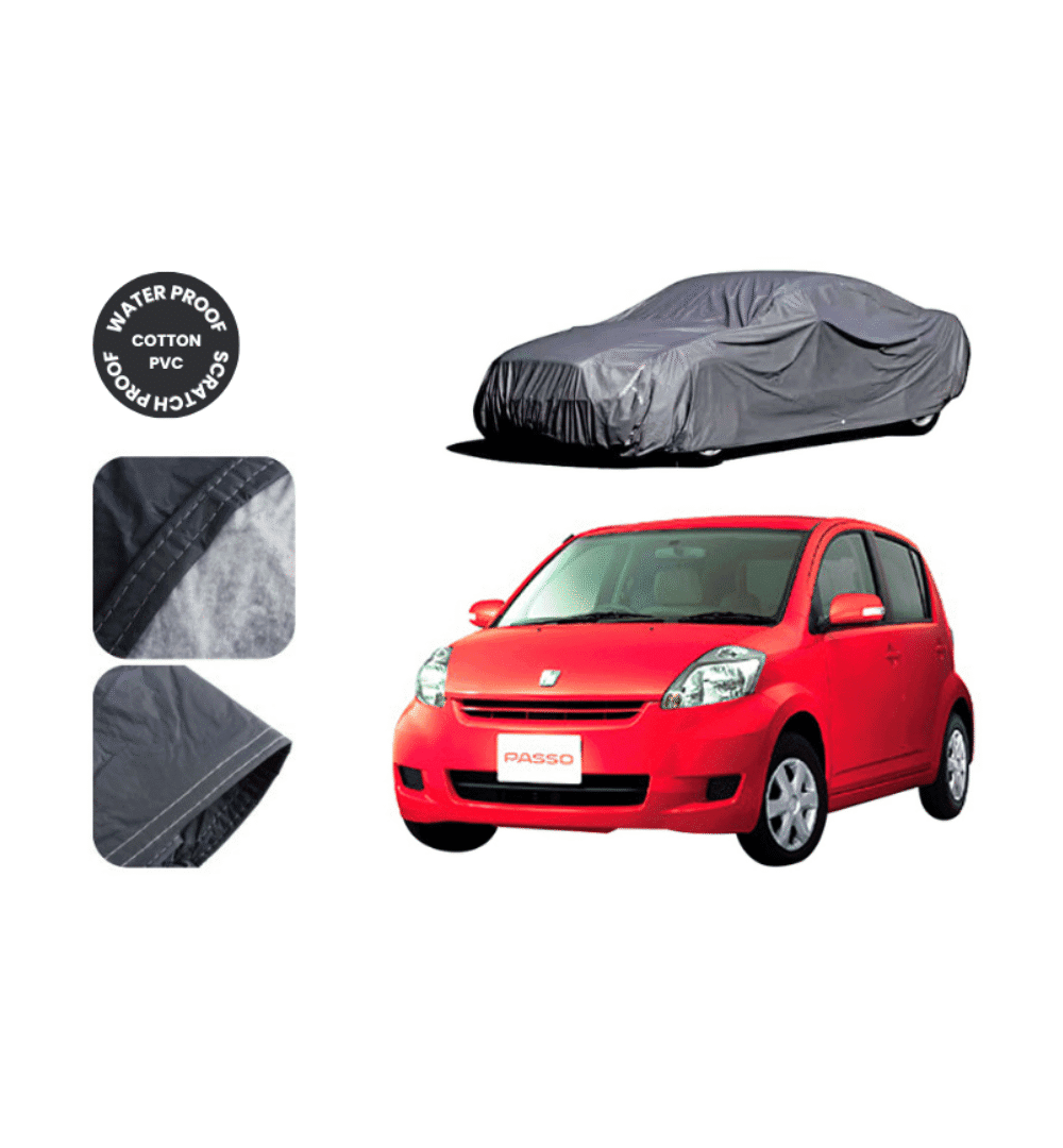 Zingfix Toyota Passo 2005-2010 Premium Waterproof Top Cover – Dust & Scratch Protection