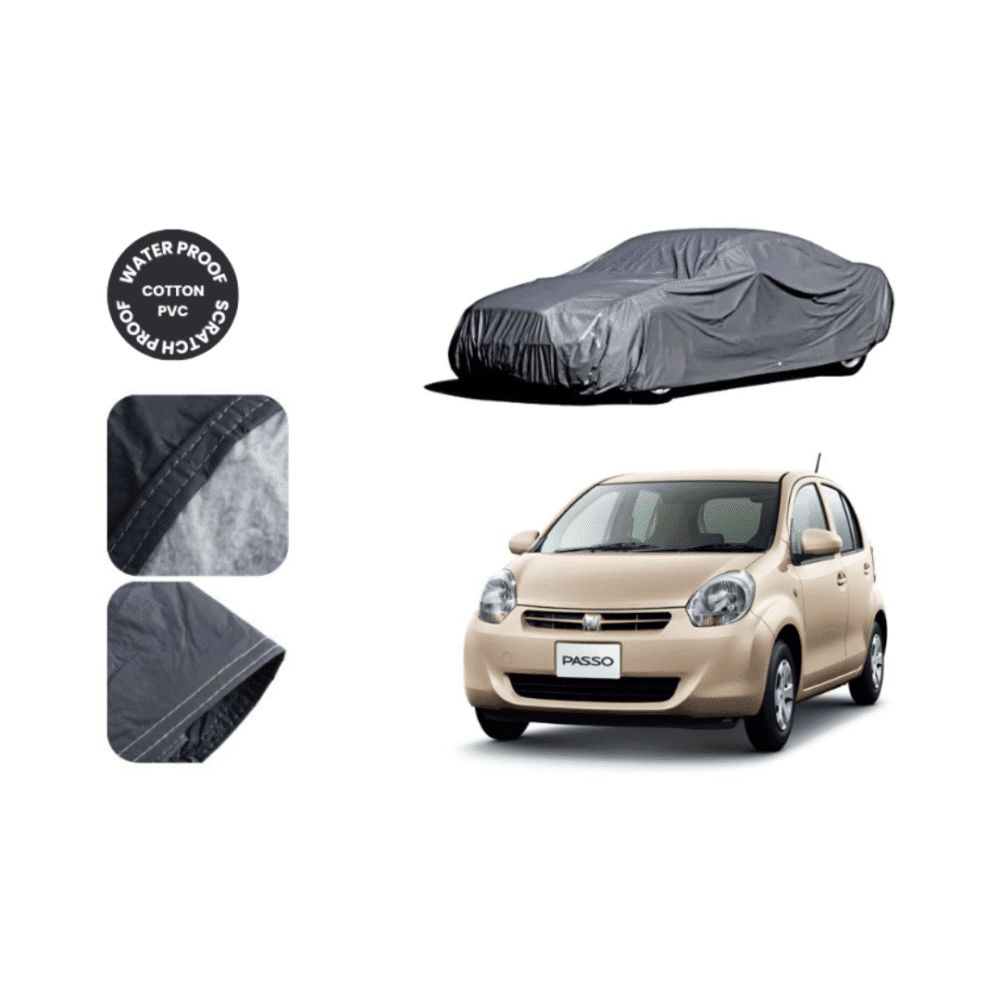 Zingfix Toyota Passo 2011-2016 Premium Waterproof Top Cover – Dust & Scratch Protection