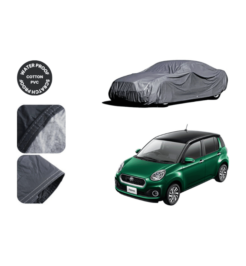 Zingfix Toyota Passo 2017-2023 Premium Waterproof Top Cover – Dust & Scratch Protection