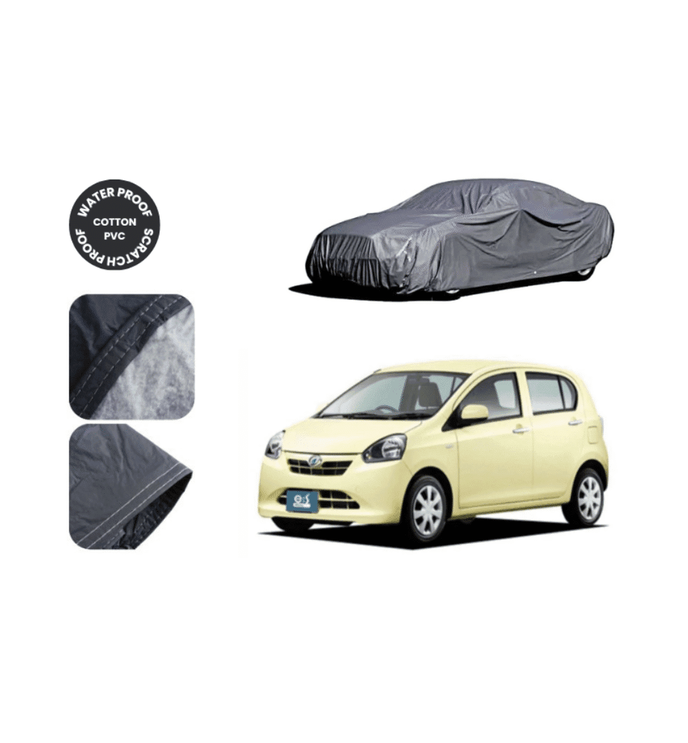 Zingfix Daihatsu Mira 2012-2016 Premium Waterproof Top Cover – Dust & Scratch Protection