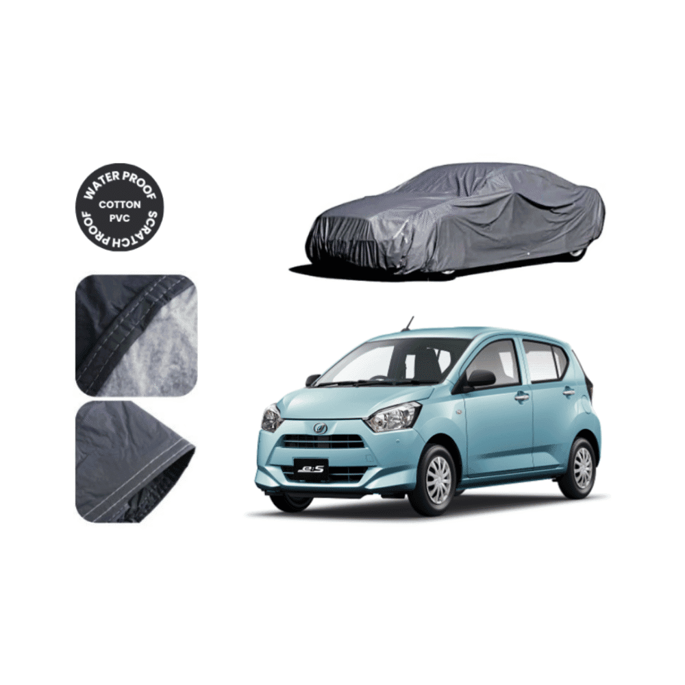 Zingfix Daihatsu Mira 2017-2025 Premium Waterproof Top Cover – Dust & Scratch Protection