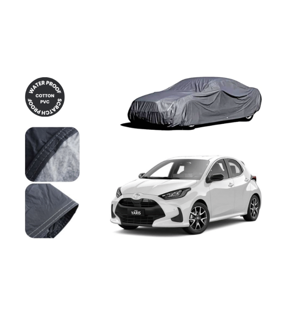 Zingfix Toyota Yaris Hatchback Premium Waterproof Top Cover – Dust & Scratch Protection