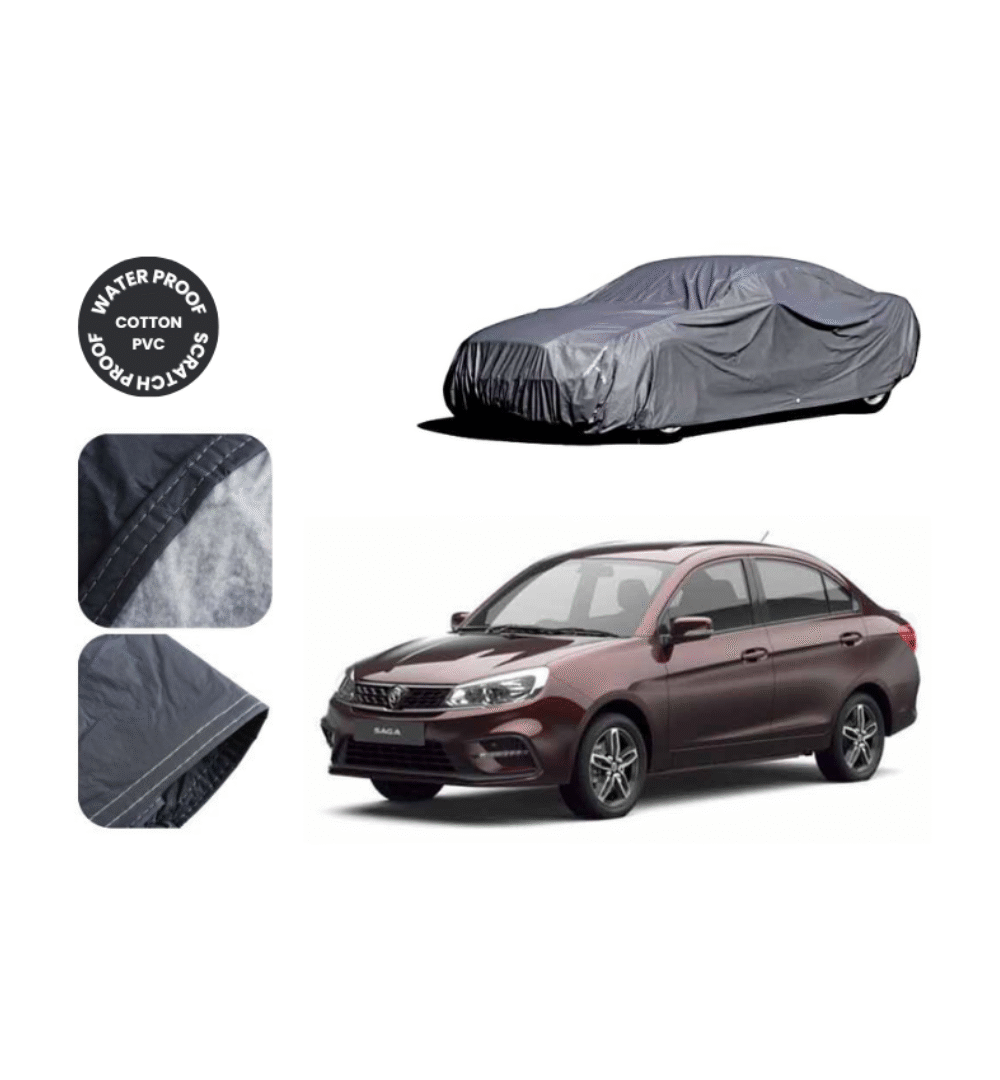 Zingfix Proton Saga Premium Waterproof Top Cover – Dust & Scratch Protection