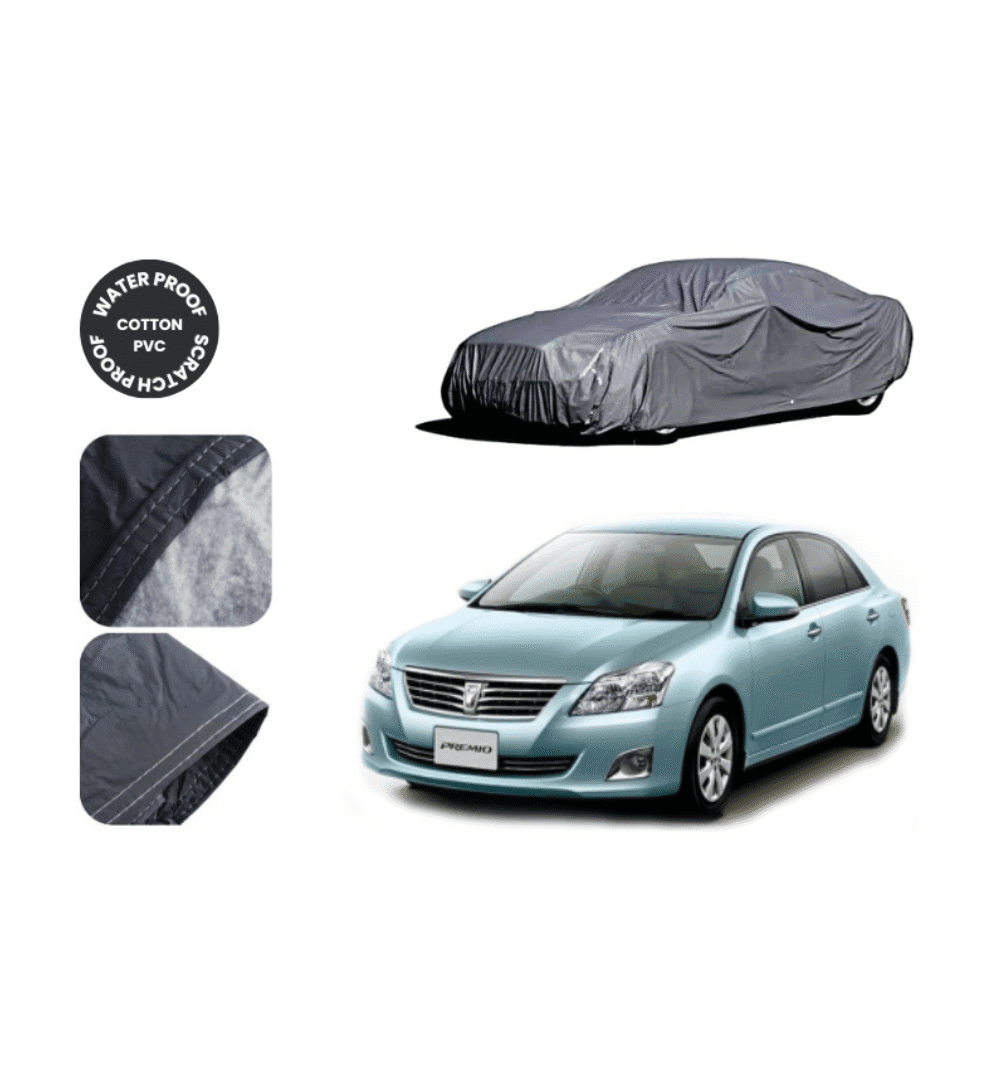 Zingfix Toyota Premio 2001-2021 Premium Waterproof Top Cover – Dust & Scratch Protection
