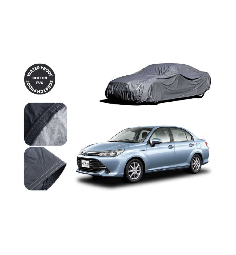 Zingfix Toyota Axio 2013-2021 Premium Waterproof Top Cover – Dust & Scratch Protection