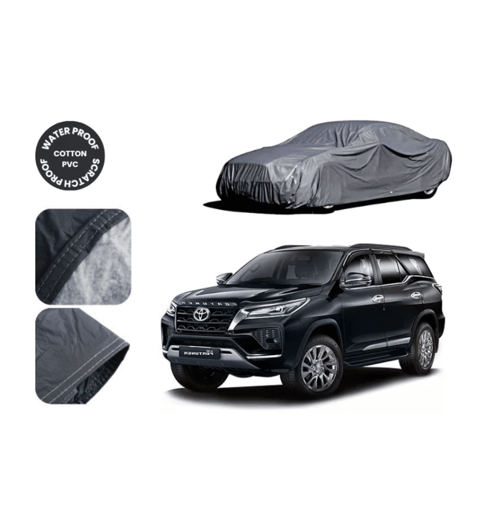 Zingfix Toyota Fortuner Premium Waterproof Top Cover – Dust & Scratch Protection