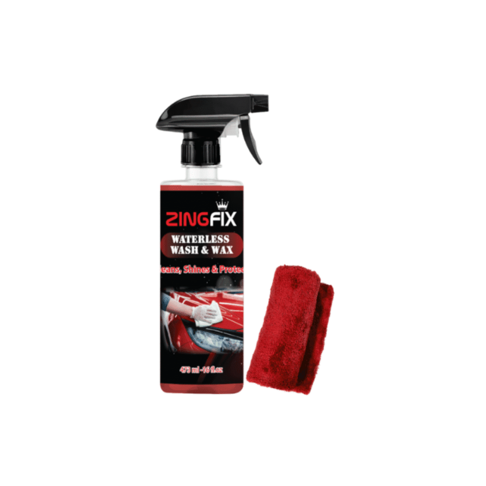 Zingfix Waterless Wash & Wax + Free Small Towel