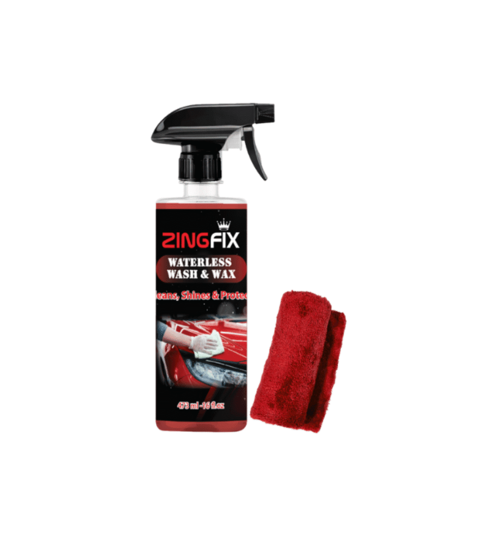Zingfix Waterless Wash & Wax + Free Small Towel