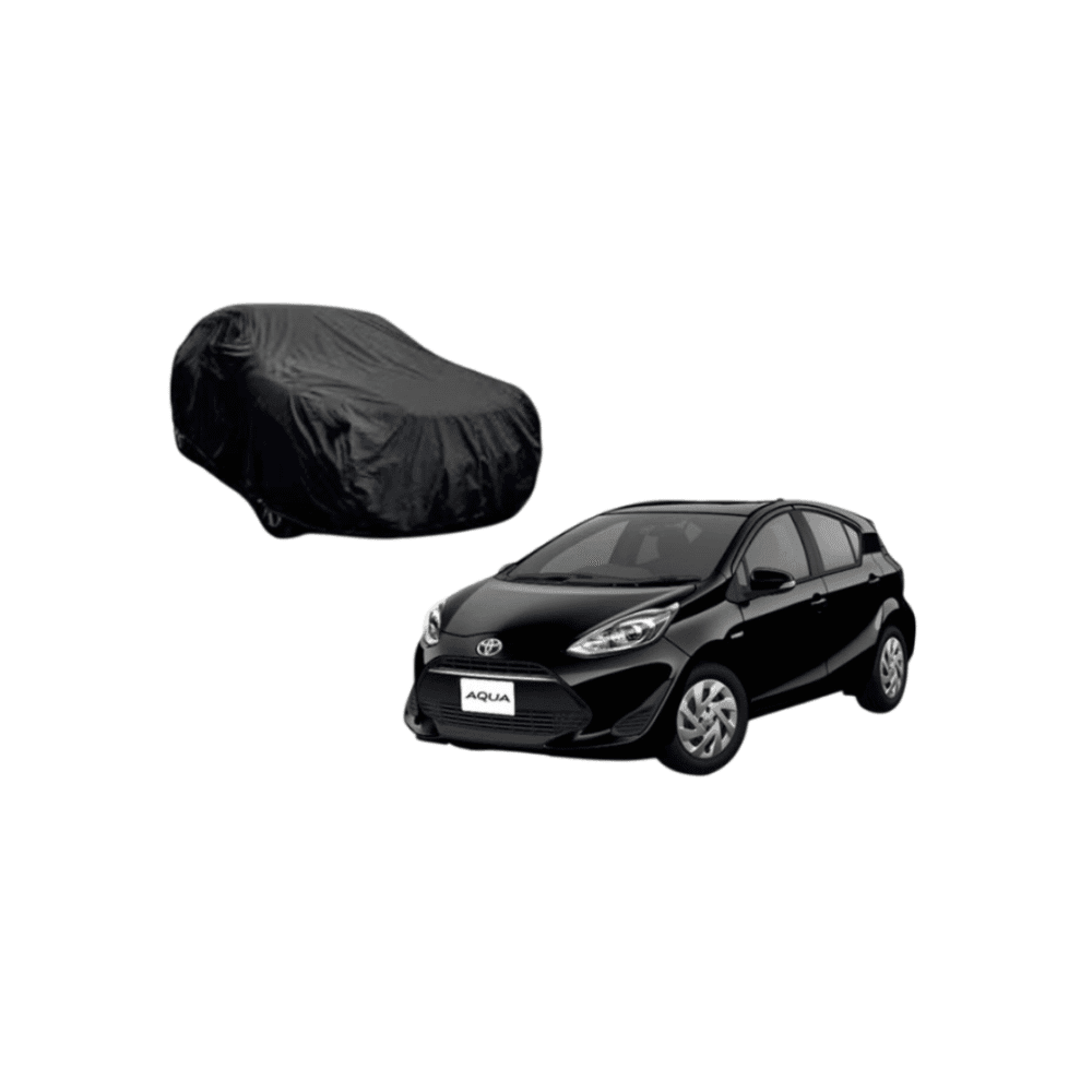 Toyota Aqua 2013-2023 Black Coat Parachute Top Cover