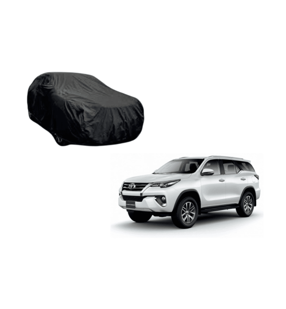 Toyota Fortuner Black Coat Parachute Top Cover