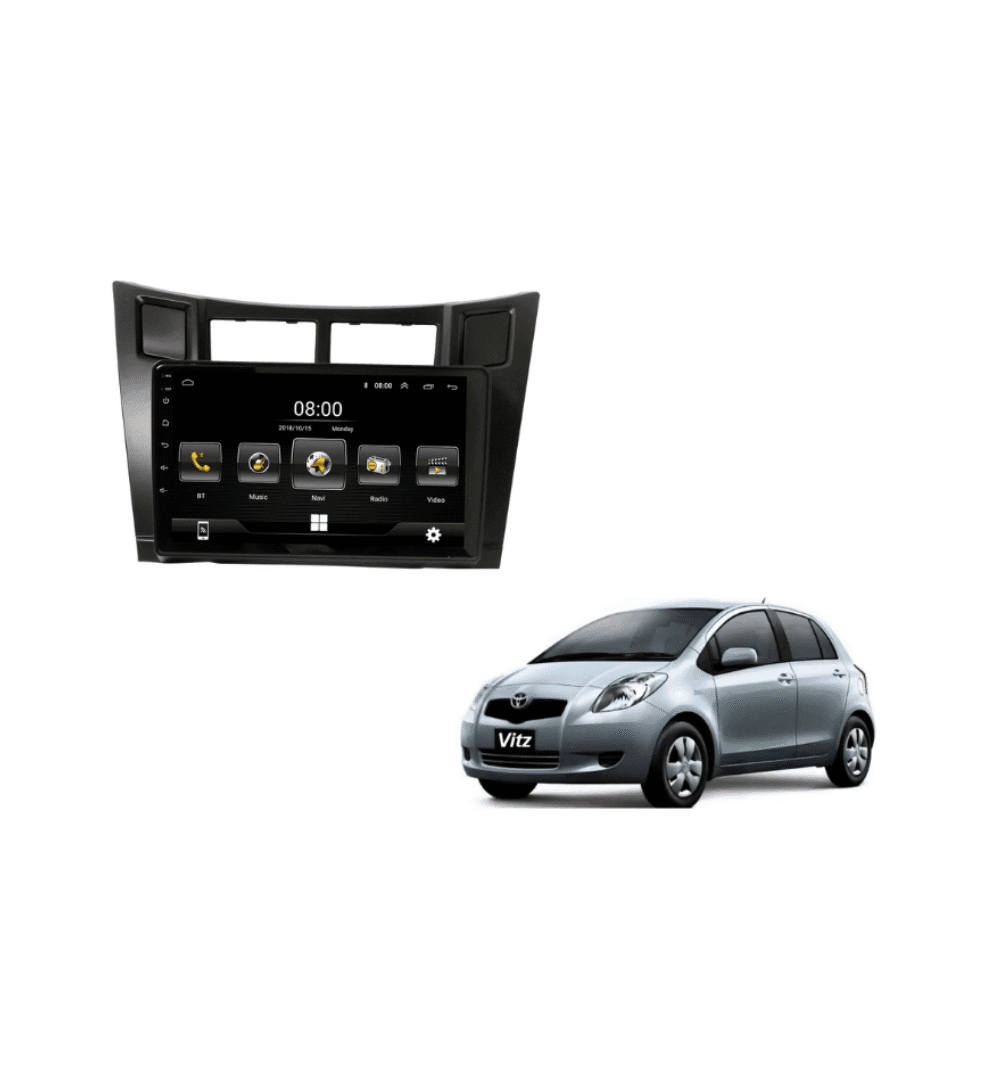 Toyota Vitz Android Panel For 2006-2010