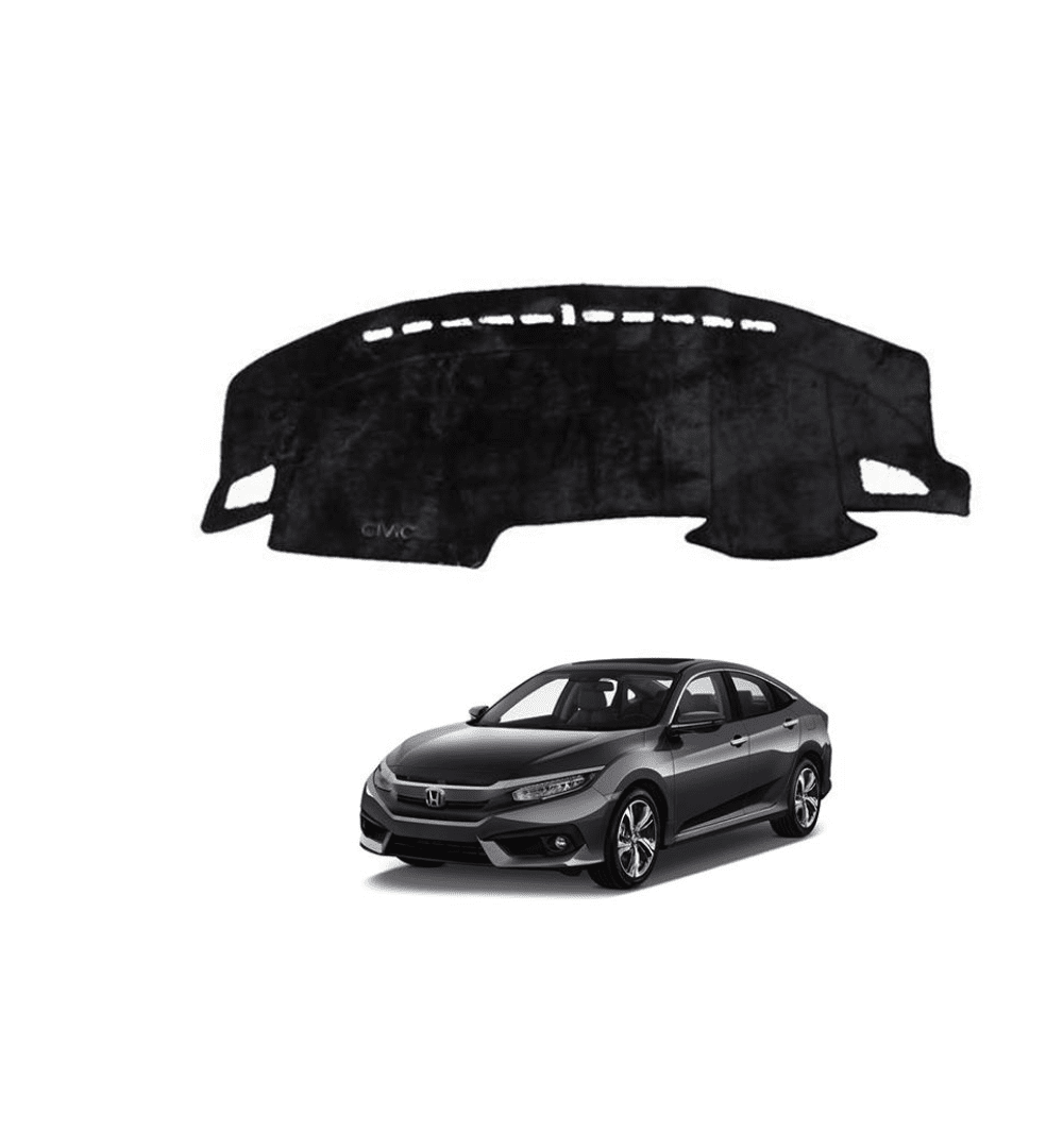 Honda Civic X 2016-2021 Velvet Dashboard Cover