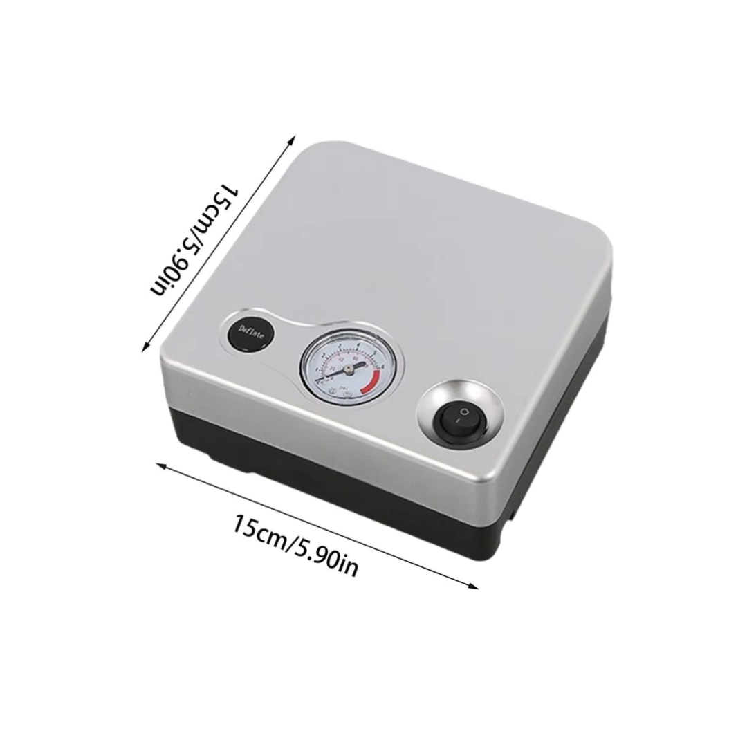 Toyota Tire Inflator DC 12V 80 PSI Air Compressor – Portable Car Air Pump with 3 High-Flow Nozzles - Image 4