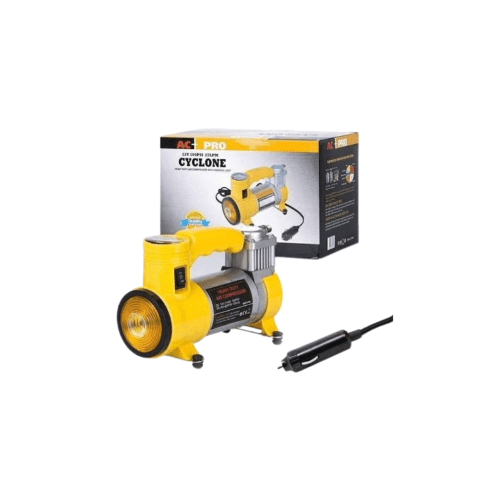 12V 150PSI Heavy Duty Air Compressor with Working Light