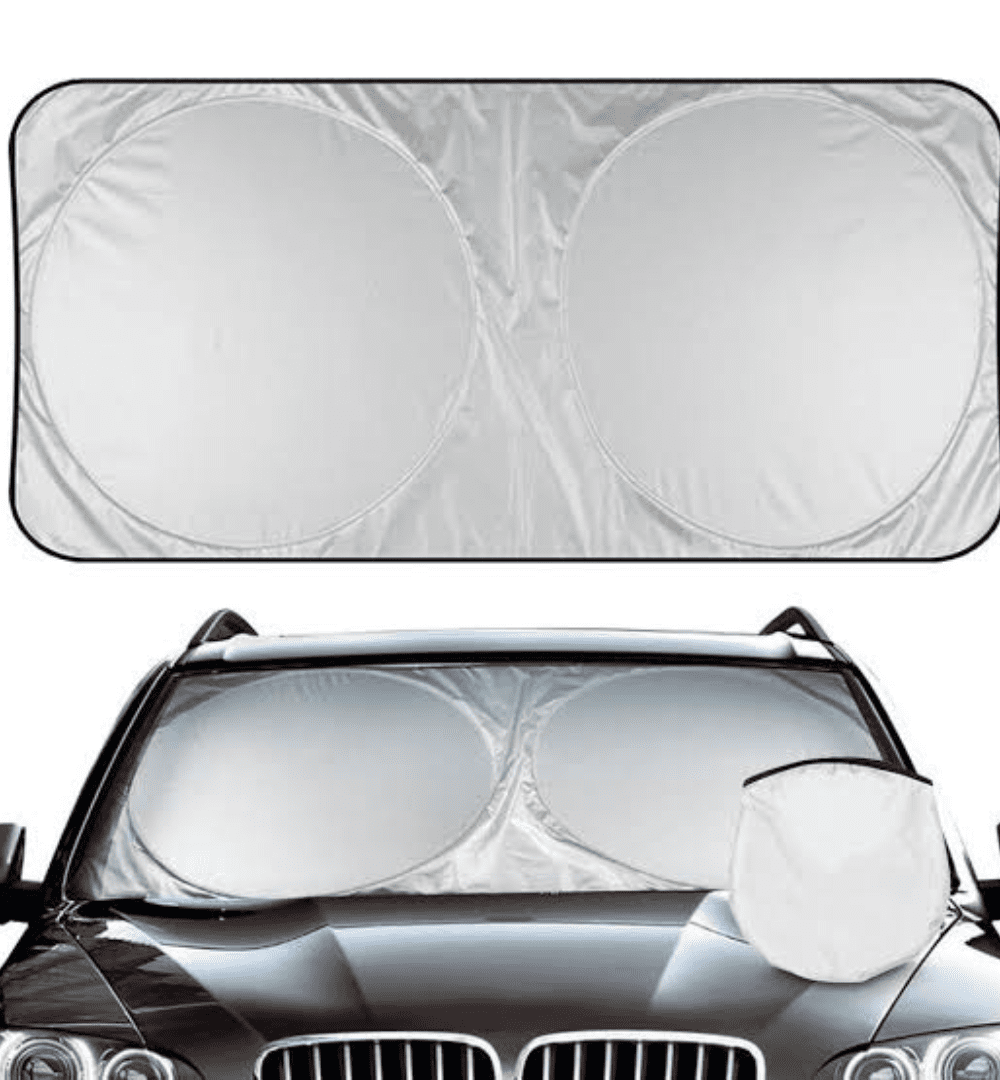 Universal Foldable Car Windshield Sunshade – Insulated UV & Heat Protection