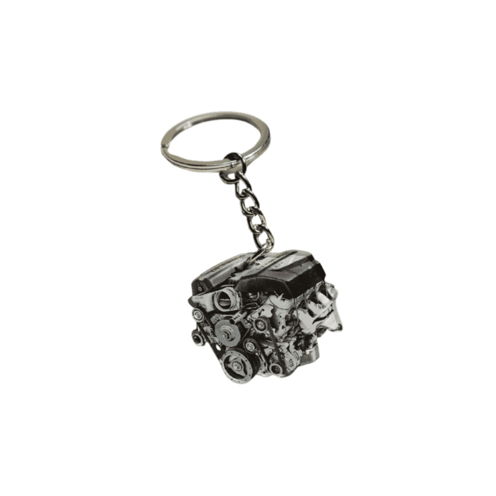 Acrylic Engine Design Keychain