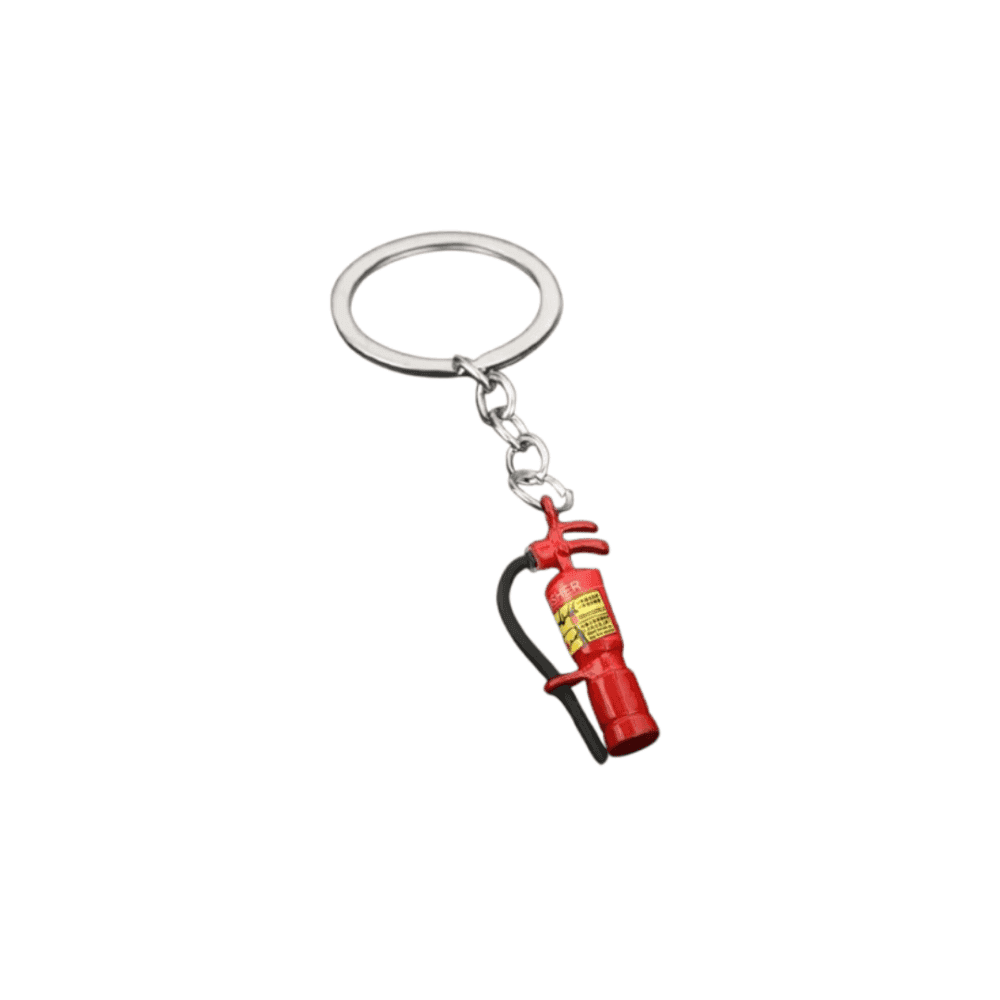 Simulation Fire Extinguisher Keychain