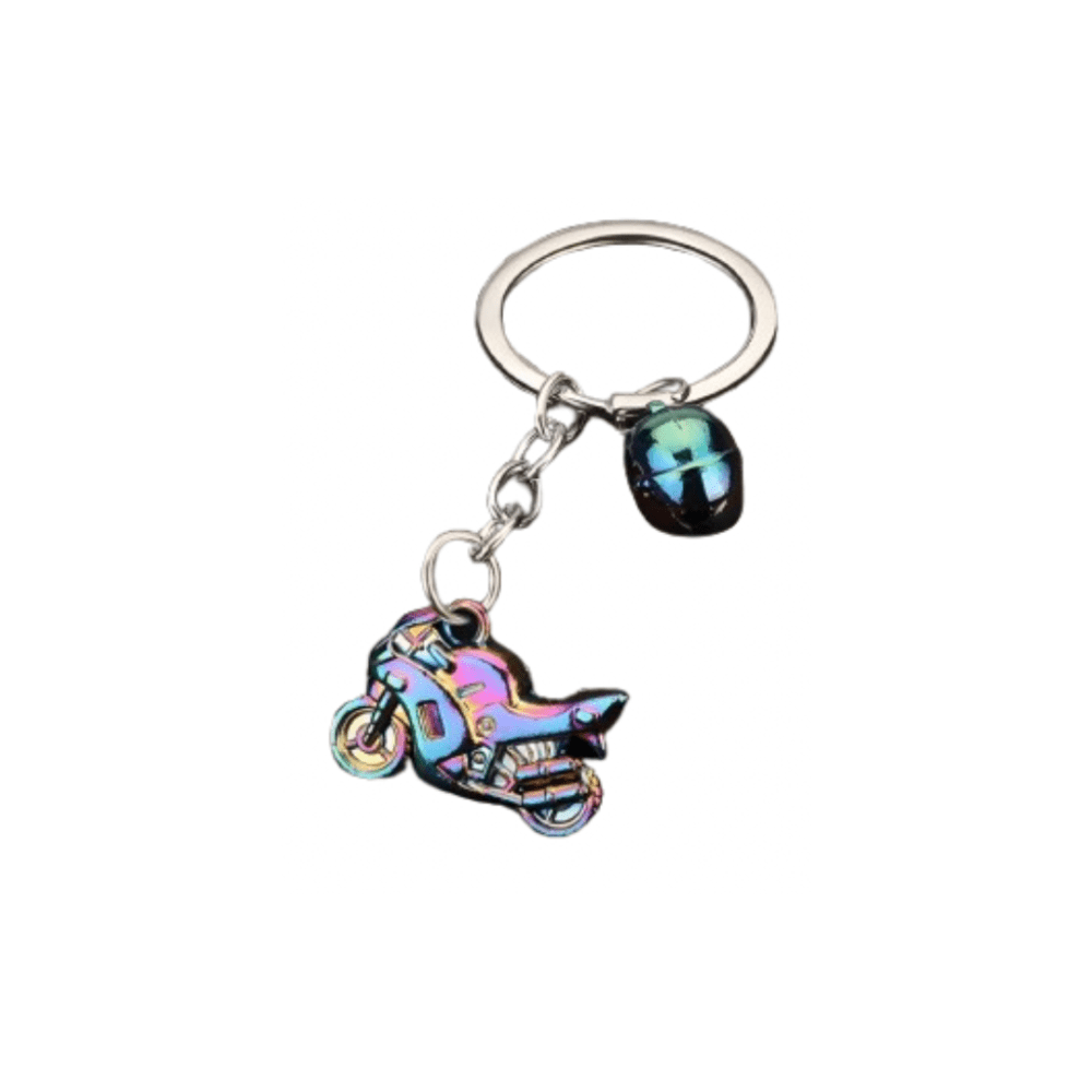 3D Motorcycle Helmet Keychain