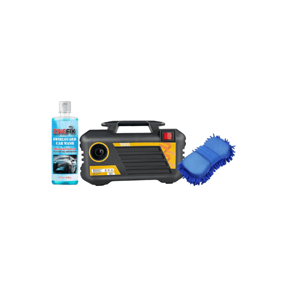 3000W High-Pressure Washer+Car Wash Shampoo+ Washmitt Glove