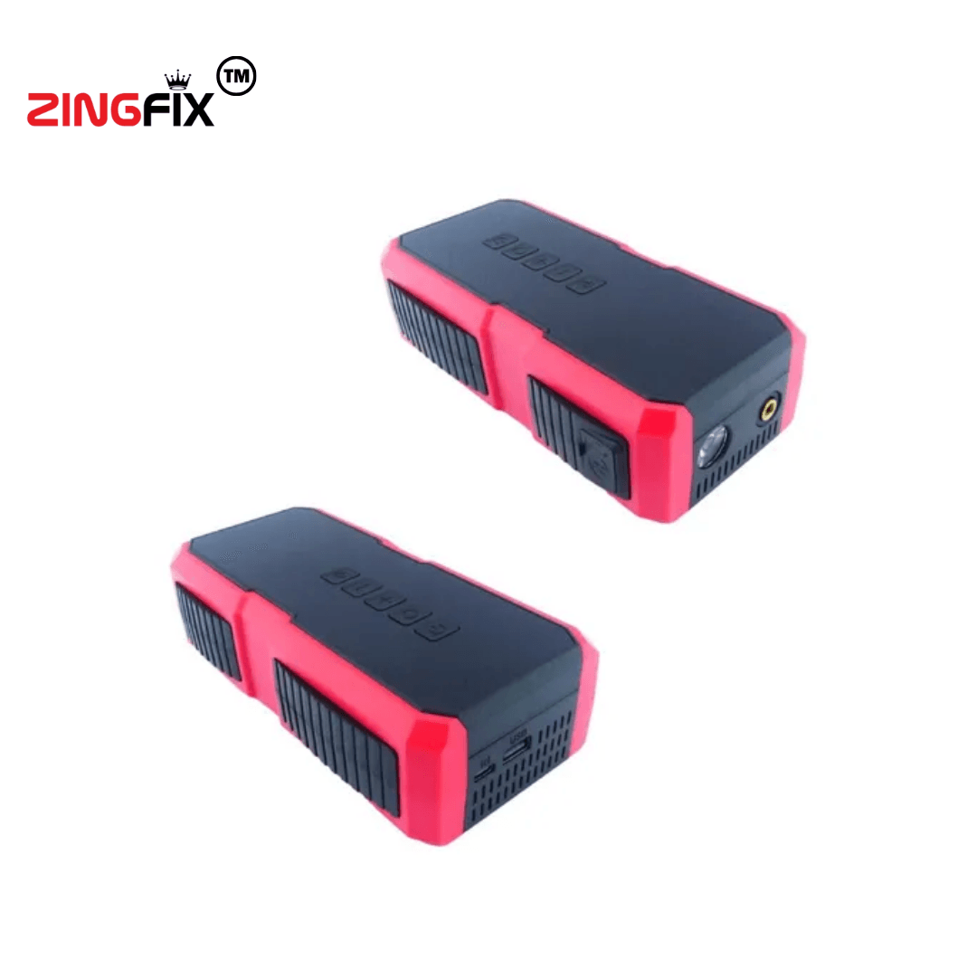 4-in-1 Portable Car Jump Starter with Air Compressor, Power Bank & LED Light - Image 4