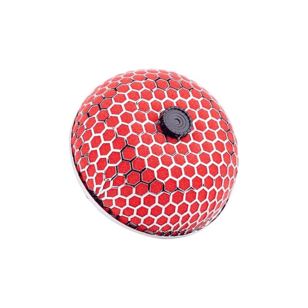 Universal HKS Cold Air Intake Filter Mushroom Shape Red - Image 2