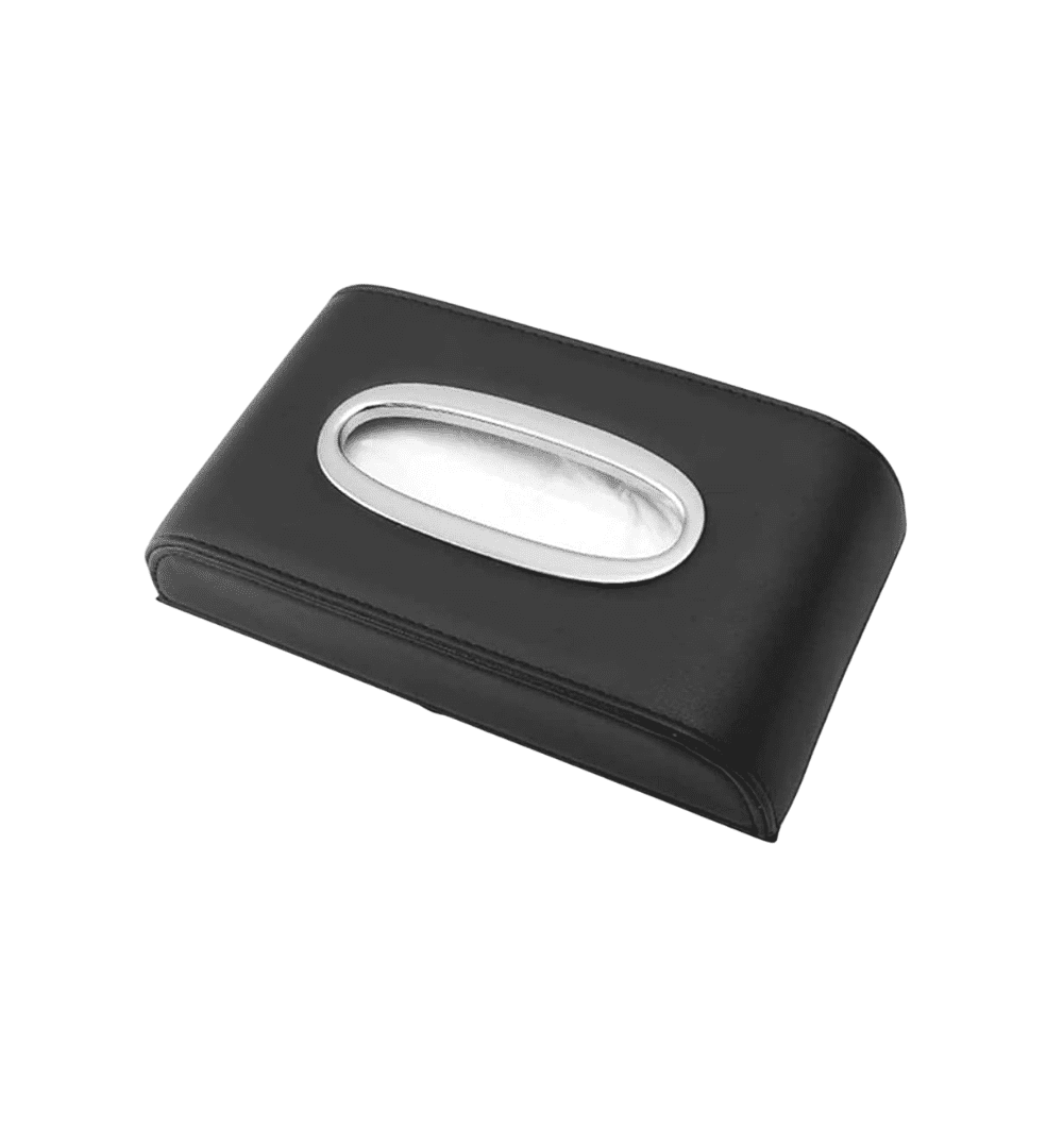 Universal Car Tissue Box Black