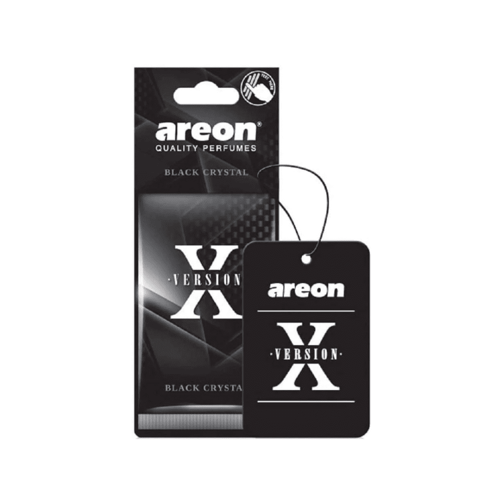 Areon X Version Car Air Freshner Black Crystal Hanging Perfume