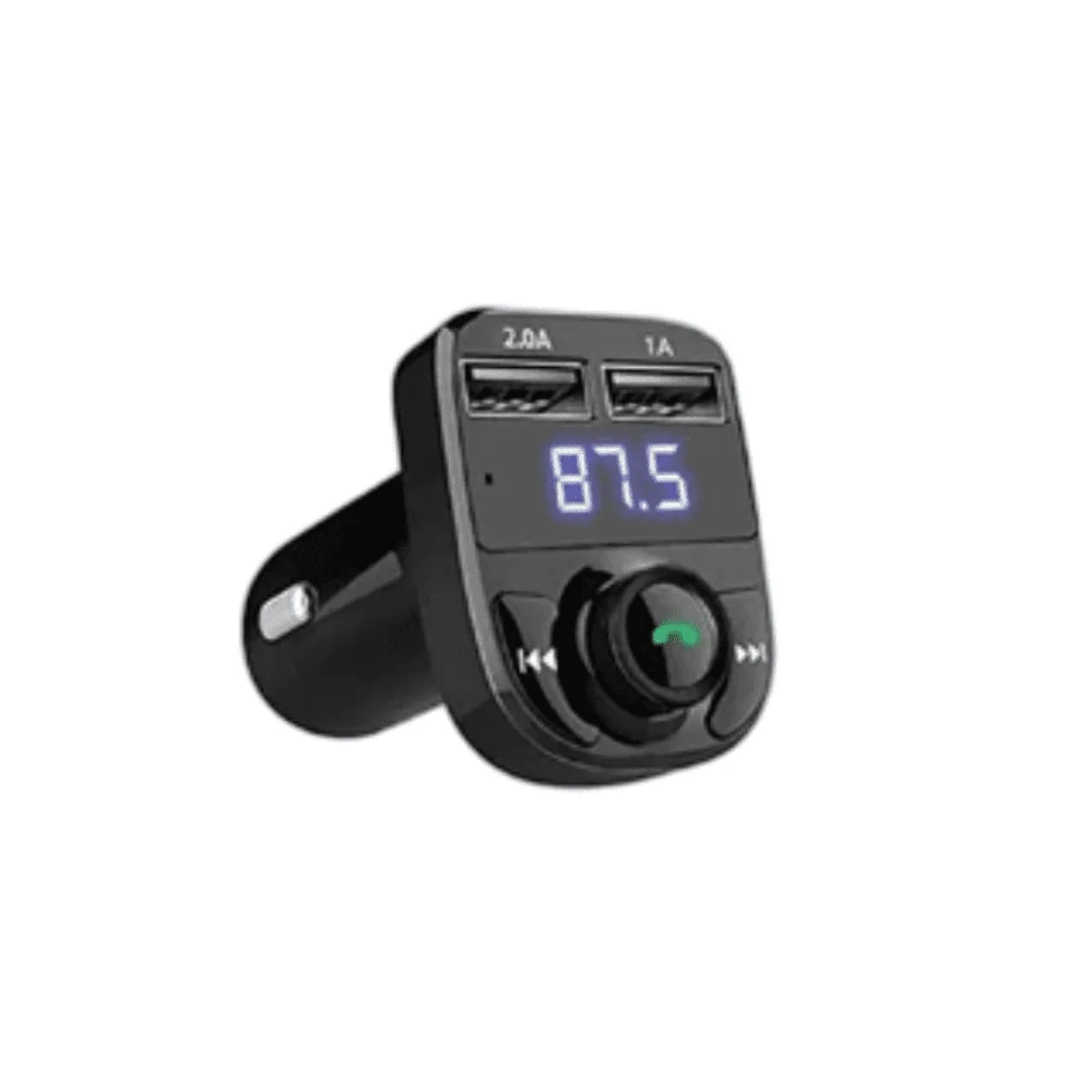 Multifunction X8 Wireless Car MP3 Player - 3.1A