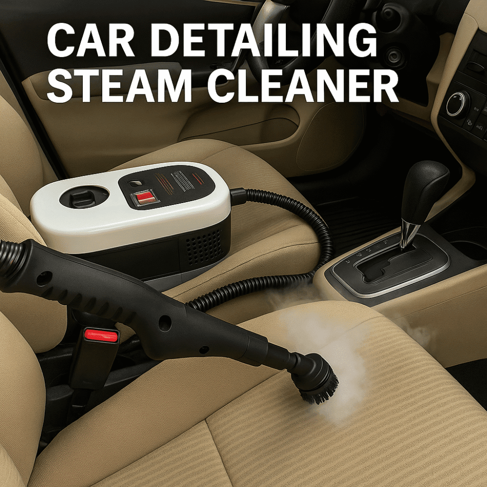 220V High-Pressure Handheld Steam Cleaner + Free 75W Car Power Inverter - Image 3
