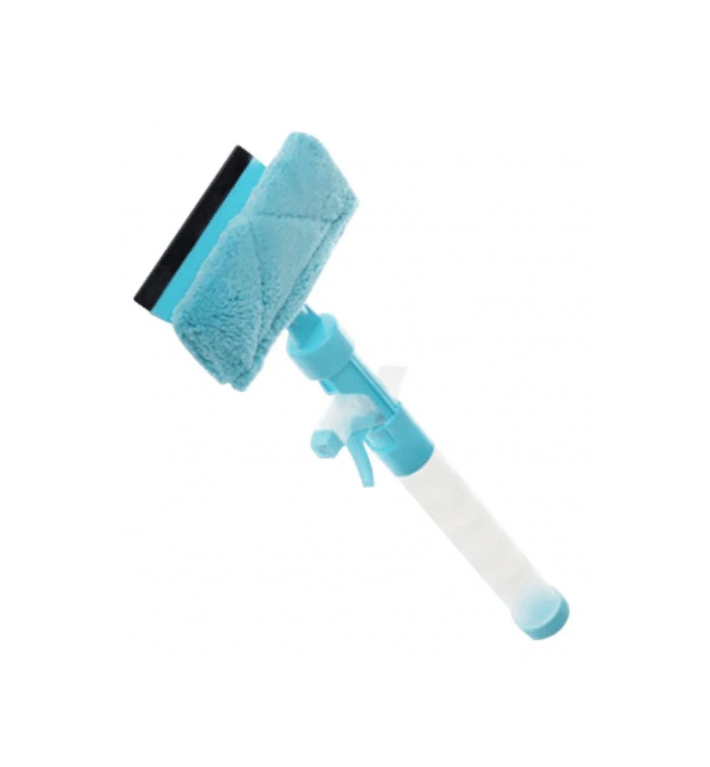 Zingfix 2-in-1 Window Cleaner with Spray Bottle & Double-Sided Glass Wiper