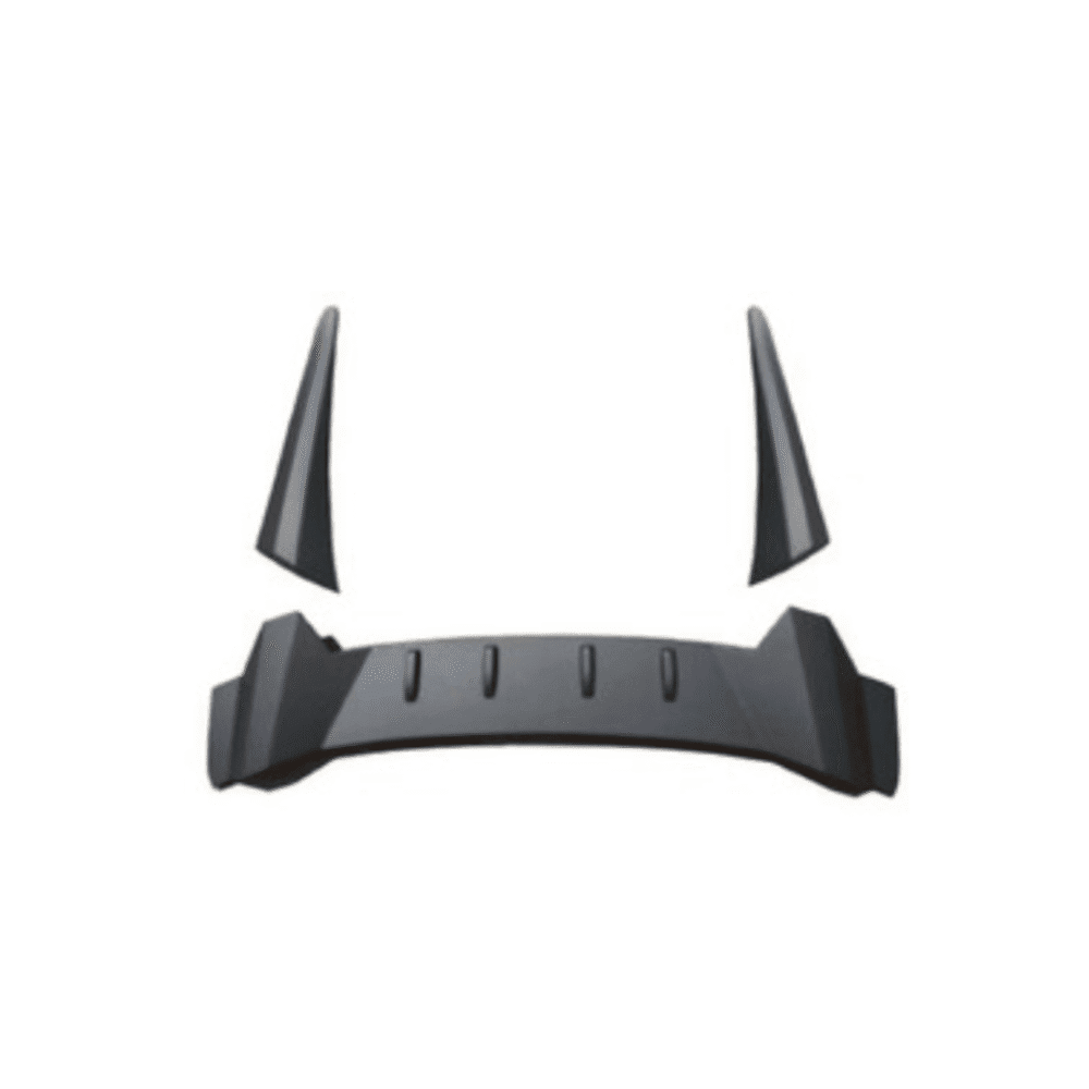 Honda Civic X 2016-2021 Roof Spoiler | ABS Plastic | Unpainted (Black in Picture for Reference Only) - Image 4