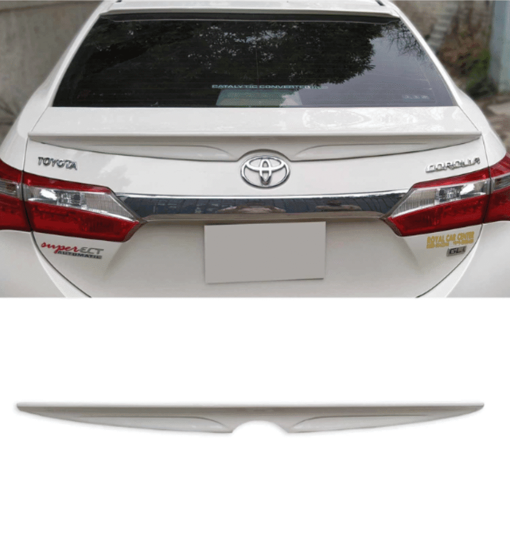 Toyota Corolla 2015–2023 Trunk Spoiler | ABS Plastic | Unpainted