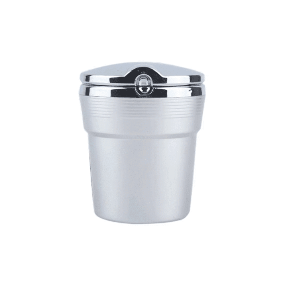 Multi-Function Car Ashtray with LED Light & Lid | Trash Can & Ash Holder for Vehicles