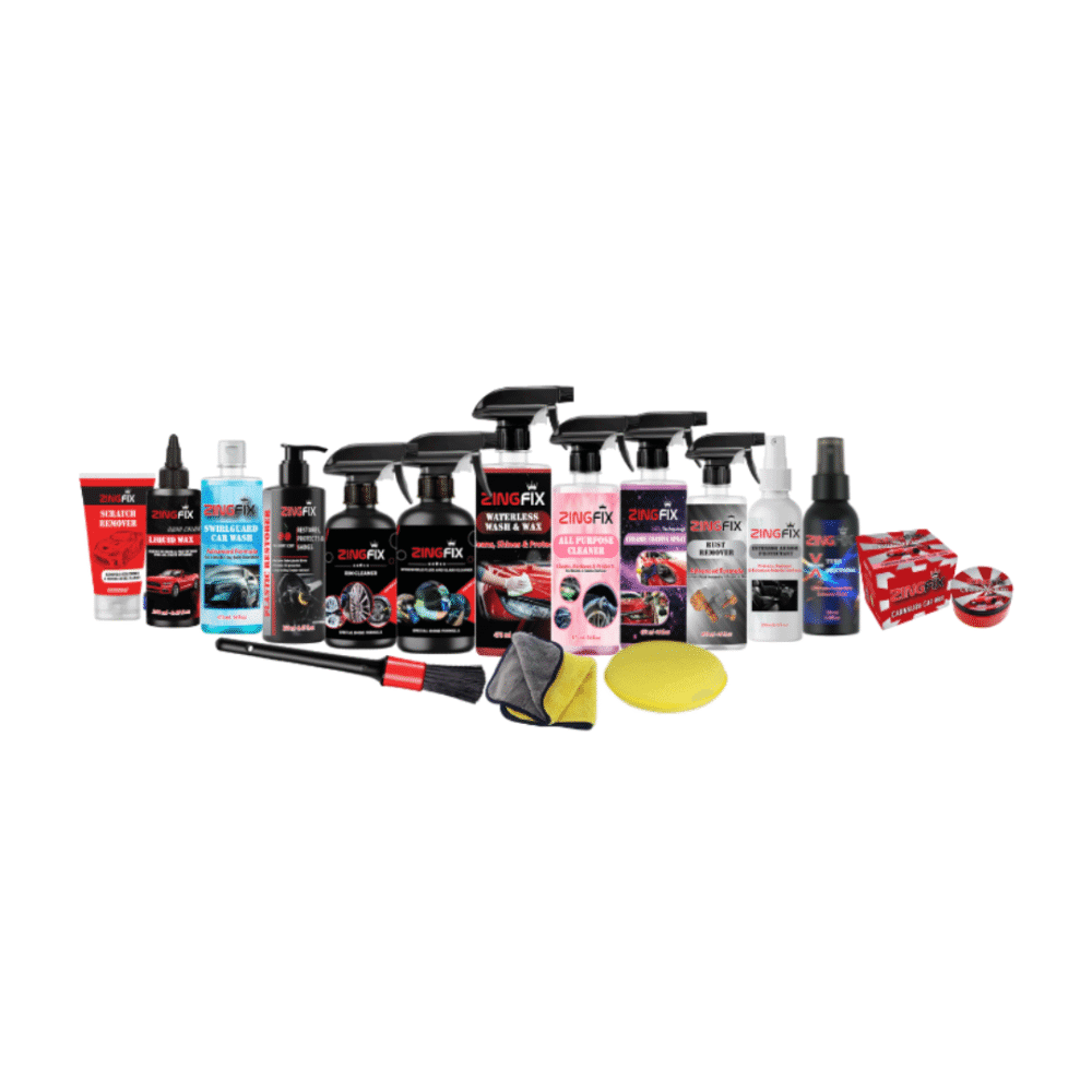 Zingfix All in One Car Detailing Kit (16 in 1 Box) – Complete Car Care, Inside & Out! - Image 2