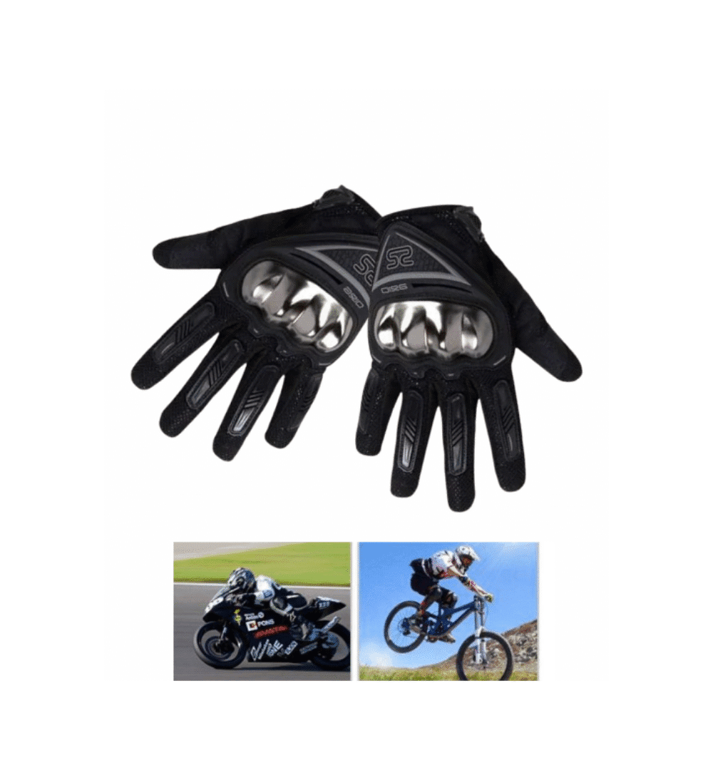 AXIO Touch Screen Motorcycle Safety Gloves – Active Black