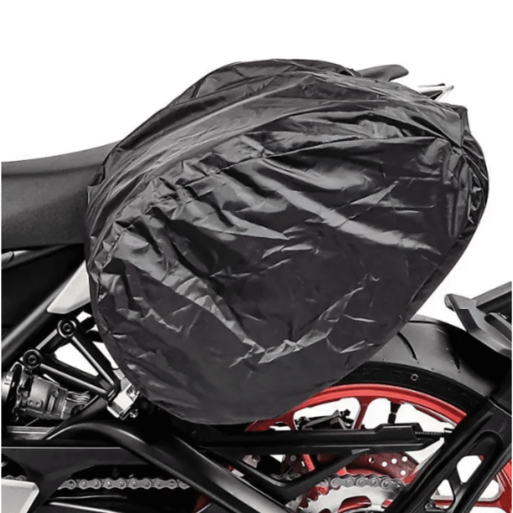 Komine SA-212 Expandable Motorcycle Saddle Bags with Rain Cover (Pair) - Image 2
