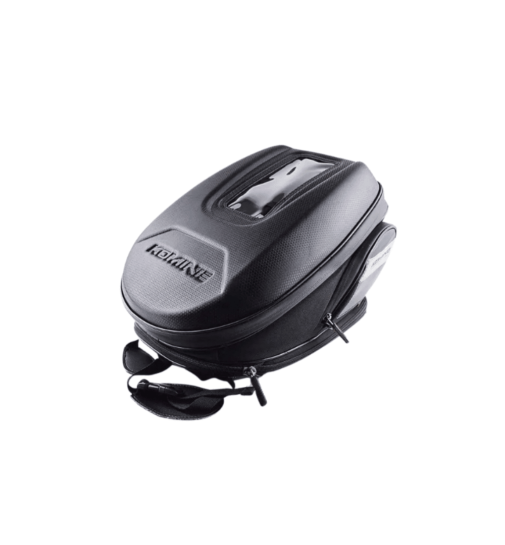 Komine SA-225 Expandable Motorcycle Tank Bag with Magnetic Mount
