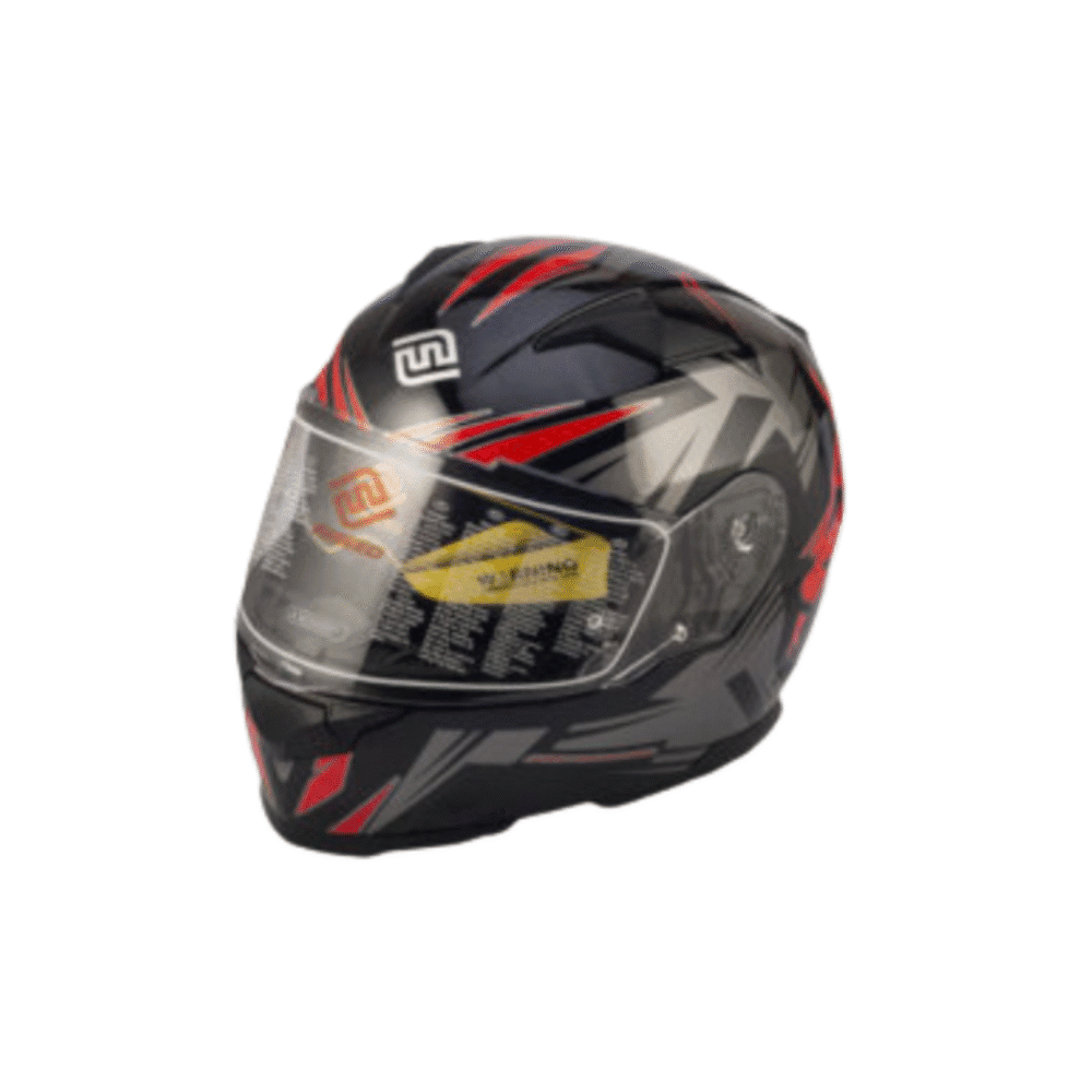 FASEED 817 LEO Glossy Red Dual Visor Full Face Helmet – ECE Certified - Image 2