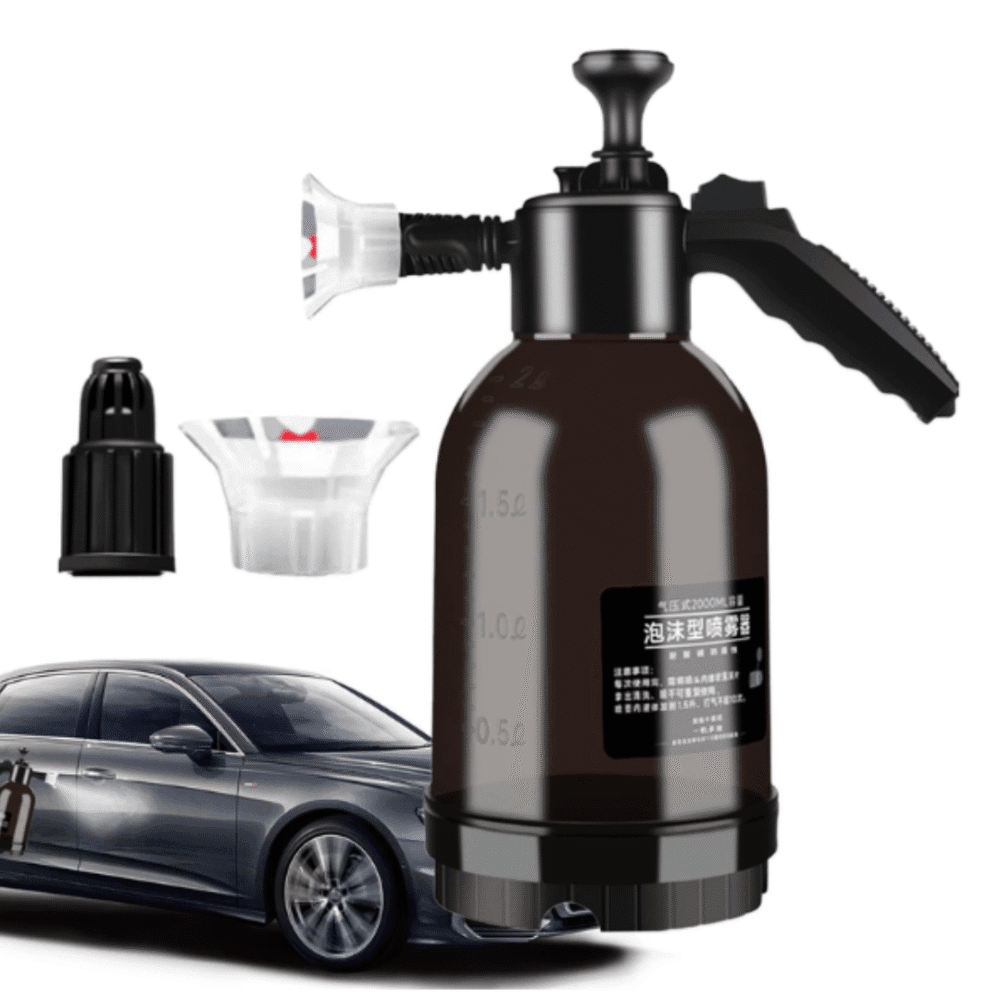 Snow Foam Gun – 2L Heavy Duty Pressurized Soap Sprayer with Two Nozzles