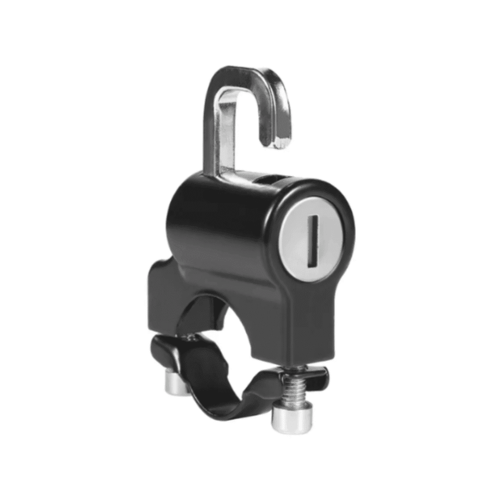 Motorcycle Helmet Lock – Handlebar Anti-Theft Security (22mm–26mm) with 2 Keys - Image 3